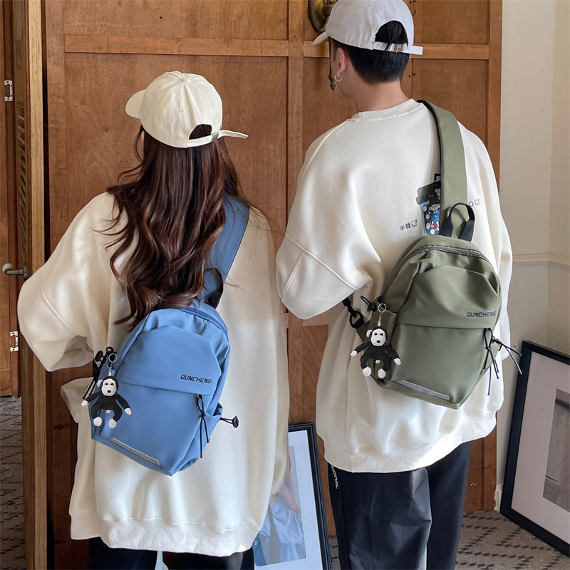 Japanese Style Shoulder Crossbody Bag Autumn New Style Middle School Student Schoolbag Fashion College Style Backpack Outdoor Sports Small Satchel