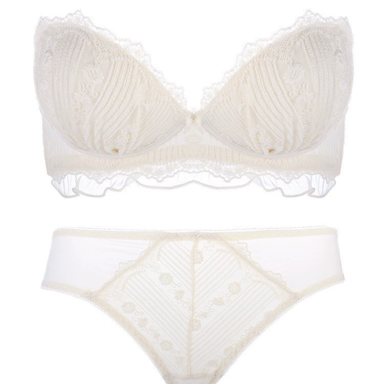 Underwear, non-slip wireless bra, set