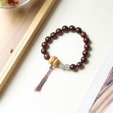 非洲小叶紫檀赞比亚血檀手串盘玩文玩念珠佛珠学生摆摊景区代批发