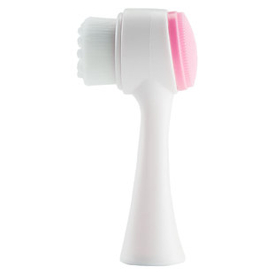 Facial Cleansing Brush Soft-Bristled Facial Cleansing Instrument Double-Sided Brush Cleansing Brush Manual Facial Pore Deep Cleaning Artifact Blackhead Device