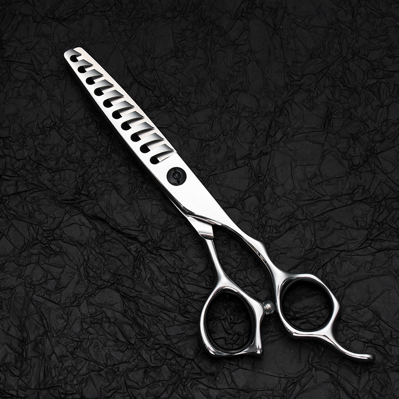 6-inch barber scissors fish bone tooth scissors men's hair volume 40-50 thinning scissors 440C professional hair stylist hairdressing scissors 6-inch barber scissors fish bone tooth scissors men's hair volume 40-50 thinning scissors 440C professional hair stylist hairdressing scissors