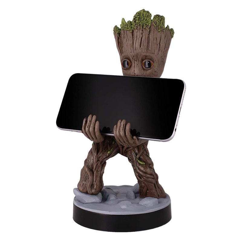 Shuren juego de consola de soporte de almacenamiento de soporte de dibujos animados creativo hecho a mano adornos de rack de almacenamiento de teléfono móvil