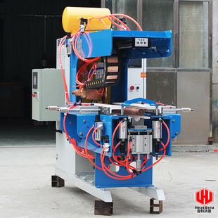Full-automatic sintered felt seam welding machine medium frequency inverter mesh tube straight seam welding machine sintered felt tube straight seam rolling welding machine