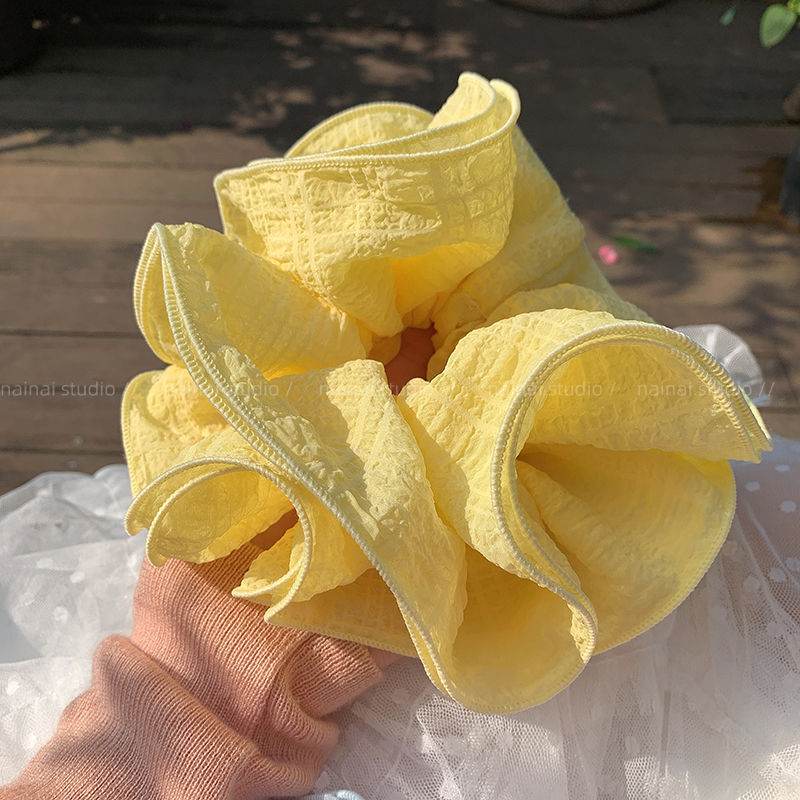 韓国風文学風中空花刺繍ヘアゴム女性用ハイエンドチェリーヘアロープ2025新スタイル|undefined