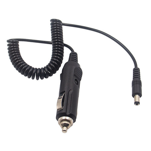 Cigarette lighter plug line 12V-24V cigarette lighter to DC plug car charger spring car slingshot power cord