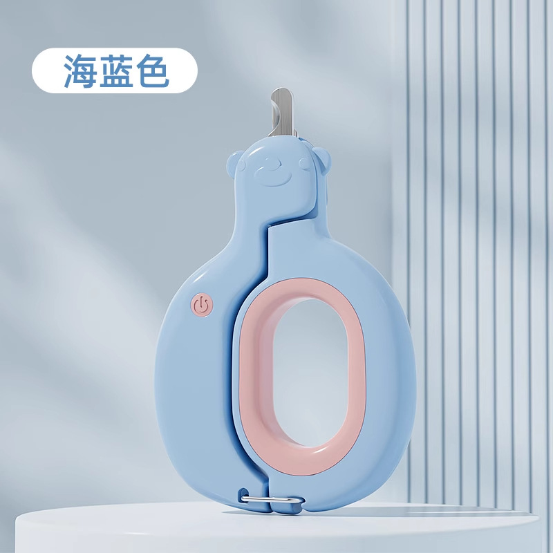 Tijeras especiales para cortaúñas para gatos, perros mascotas, gatitos, cachorros, gatitos, conejitos, garras de gato con luz, cortaúñas, artefacto