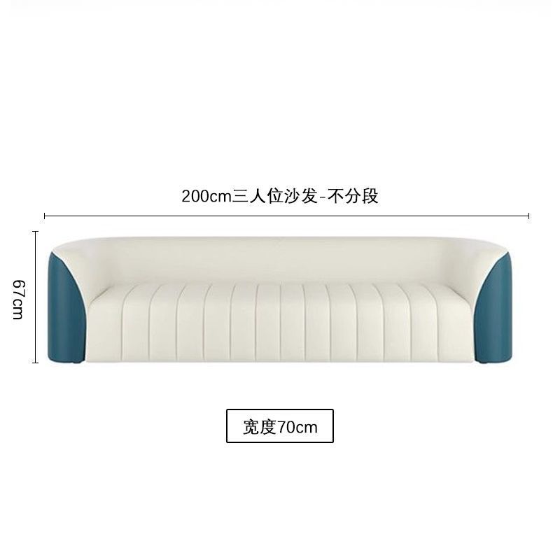 Sala de estar nórdica moderna de lujo ligero sofá red sofá pequeño sofá mesa de té combinación simple tecnología sofá de tela