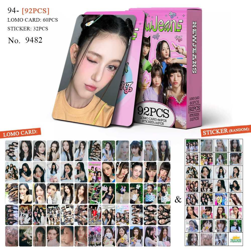 Набор 92 карточки с фото, BTS BPSKTWICE, двусторонние LOMO-карточки, фабричная печать