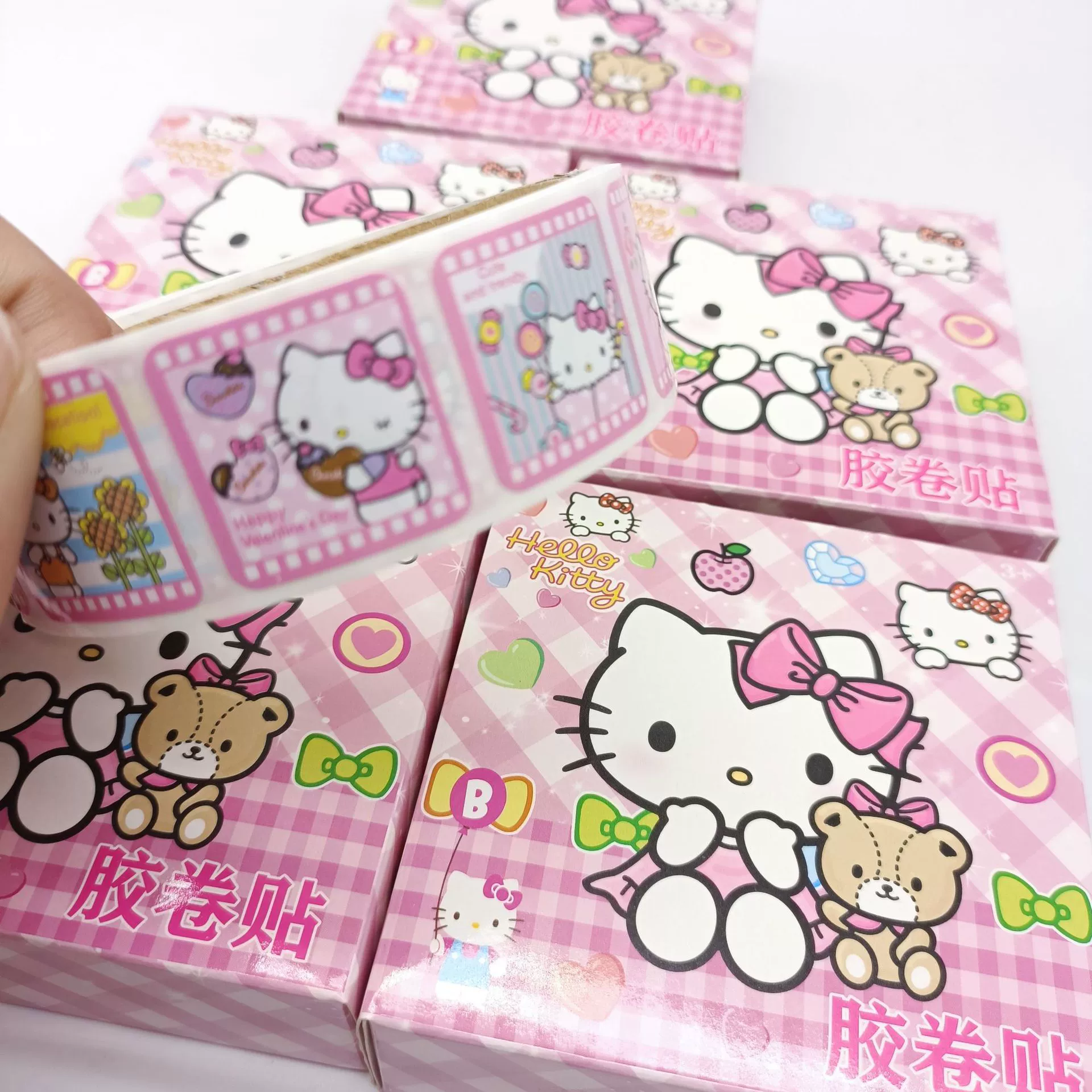 Принт Hello Kitty, мультяшные канцелярские товары для детей, наклейка высокого качества