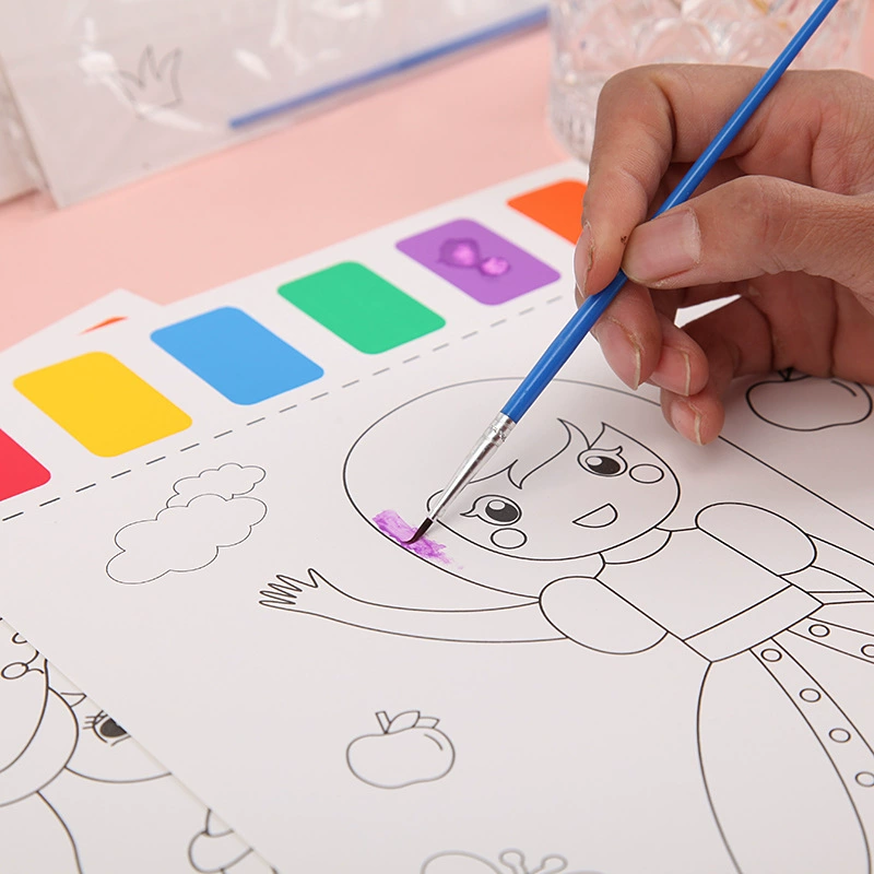 Детская водопигментация для детского сада, гуашь, DIY, граффити