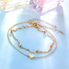 Accessory, fashionable beach ankle bracelet, European style, simple and elegant design, wholesale