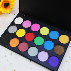 廠家直銷18色眼影彩妝盤啞光珠光舞台妝影樓培訓學校表演出化妝品