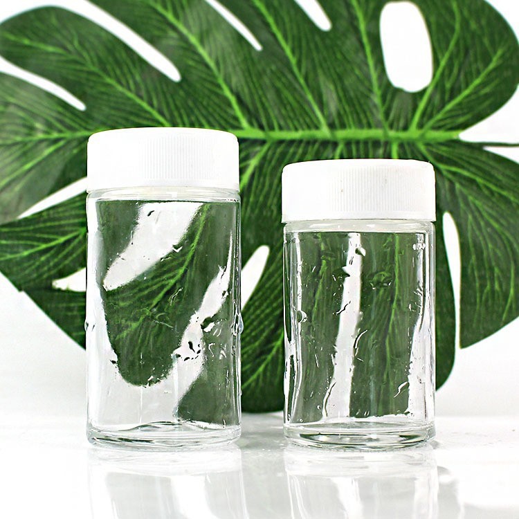 烟草瓶30/40/60/70ml玻璃瓶圆形膏霜瓶儿童盖