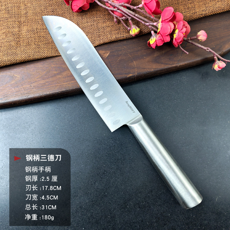 강철 손잡이 산토쿠 칼 002