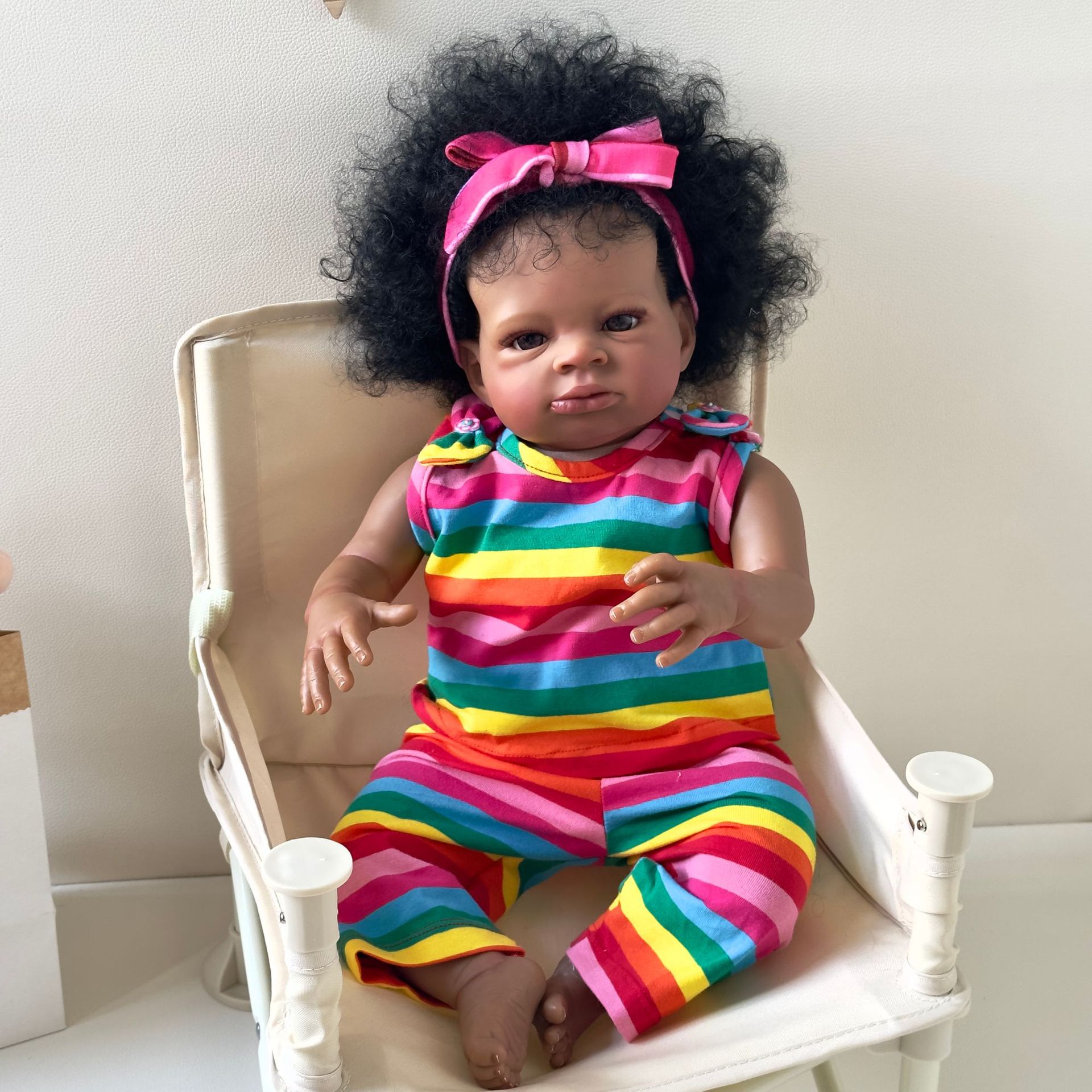 50cm simulación muñeca negro piel Arco Iris ropa muñeca Lanny transfronteriza Venta caliente suministro entrega de una sola pieza