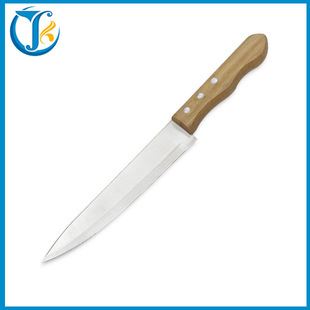 Customized Chef's Knife for Cutting Meat, Vegetables, Fruits, Western Food Knife, Kitchen Knife, Stainless Steel Bamboo Handle Knife Manufacturer Wholesale