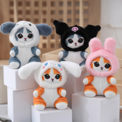 変装サンリオぬいぐるみのキーホルダー