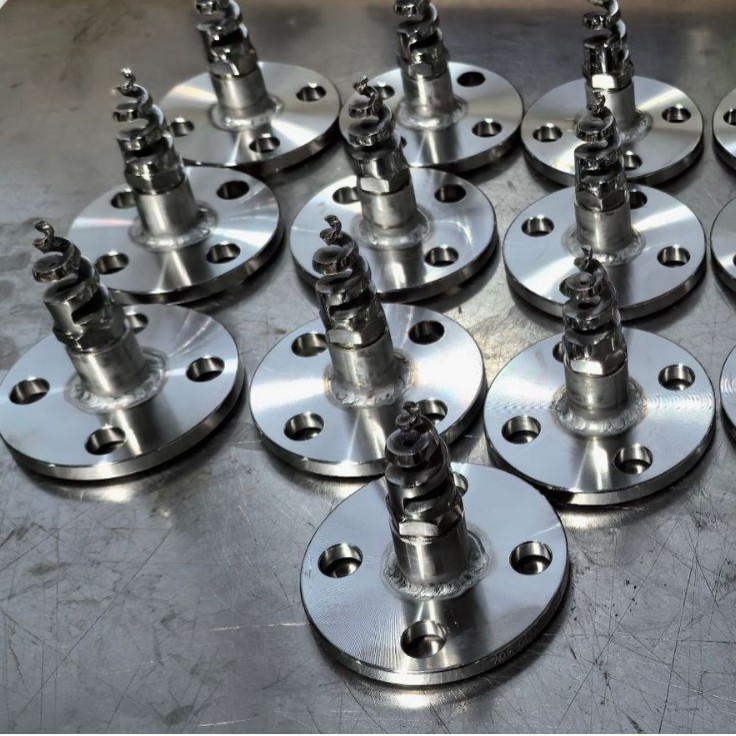 脱硫塔冷却喷淋喷头厂家 大流量316不锈钢螺旋喷嘴现货批发