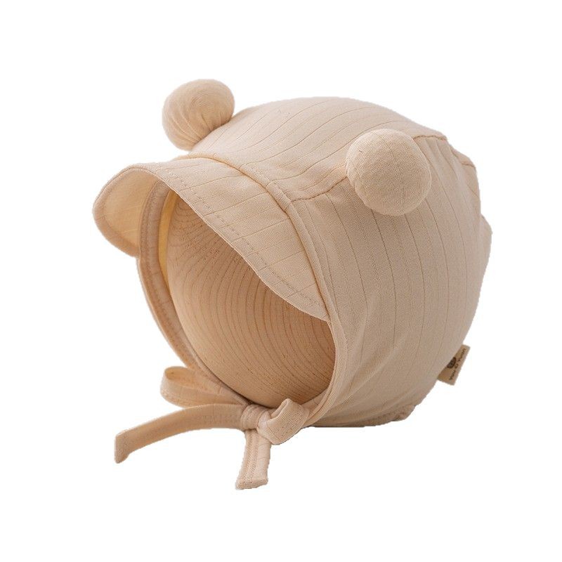 Sombreros para bebés primavera y otoño gorras de orejas lindas estilo coreano de viaje correa sombrero de viento para bebés invierno sombrero de neumáticos