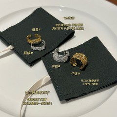 包y古典镂空花纹开口戒指男女款   01d1504