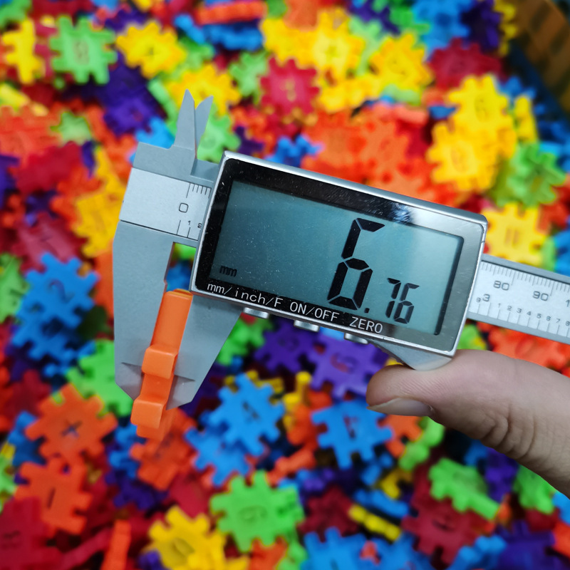 Square Building Block Toy Children's Digital Insertion Block Magic Matching and Matching Boy's Plastic Toy for Hair