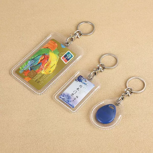 Access Control Card Holder Transparent Elevator Card Protective Cover Small Rectangular Drop-Shaped Sensor Mini Bus Card Community Door Card