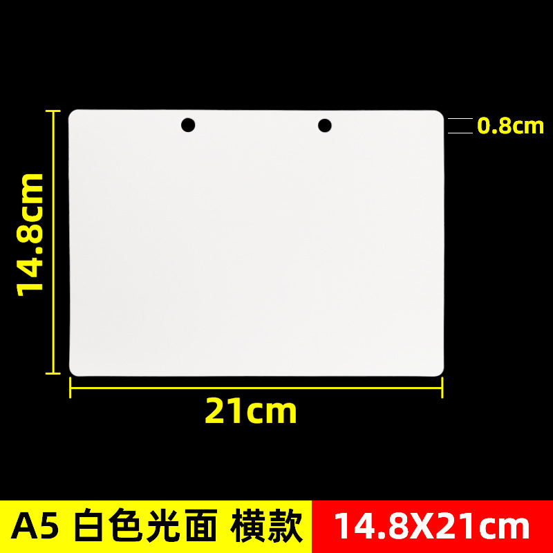 Etiqueta Colgante de Precio de Plástico PVC Transparente e Impresa para Ropa y Publicidad image 74