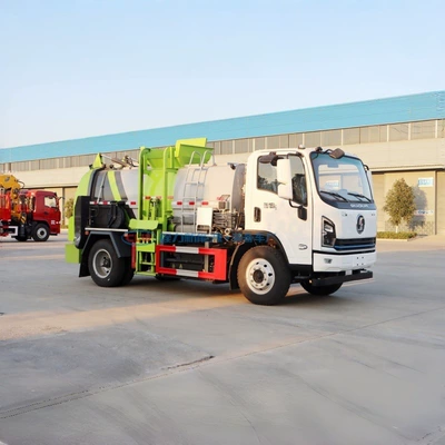 Shaanxi Automobile 8-Cubic-Meter Pure Electric Food Waste Truck with Multiple Optional Configurations. New Energy 8-Cubic-Meter Food Waste Transfer Vehicle