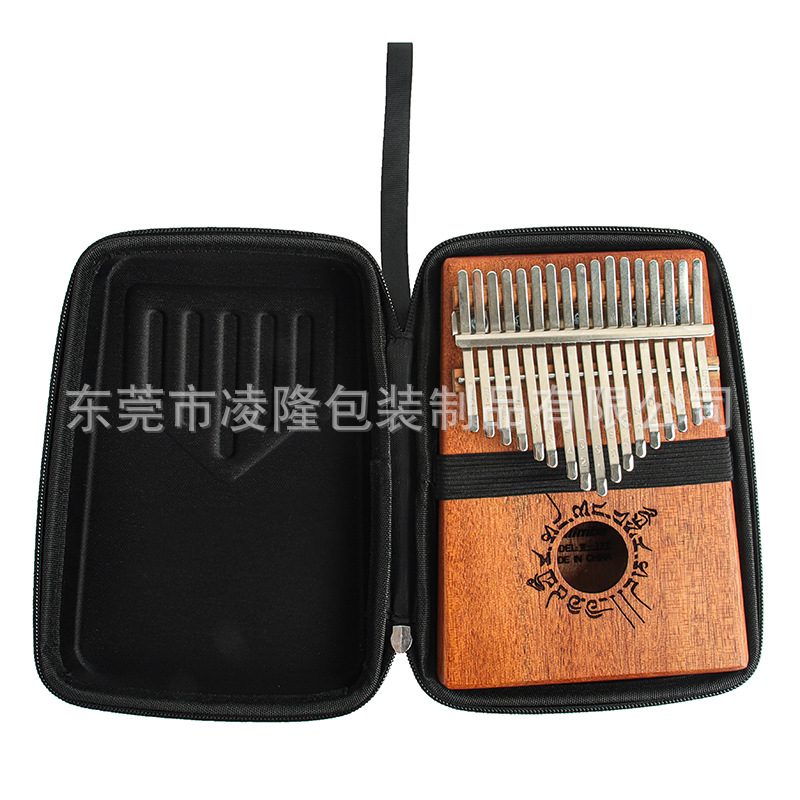 拇指琴收纳包厂家直供木制拇指琴收纳方便携带一件代发2021新款
