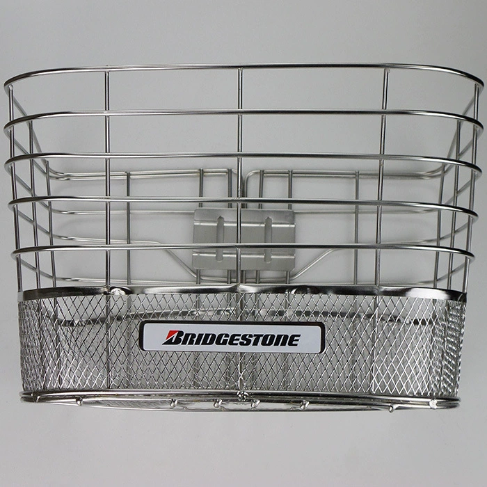 В наличии Оптовая велосипедная корзина из нержавеющей стали корзина велосипед электрический автомобиль части велосипеда