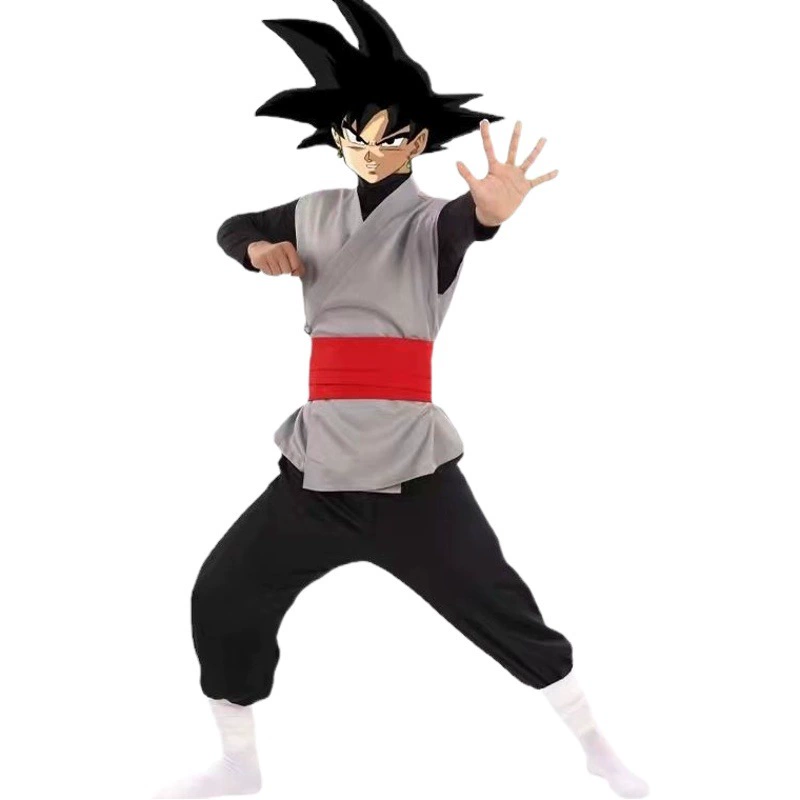 Оптовая Dragon Ball Super zamas косплей одежда японский аниме костюм Хэллоуин костюм черный костюм Укун