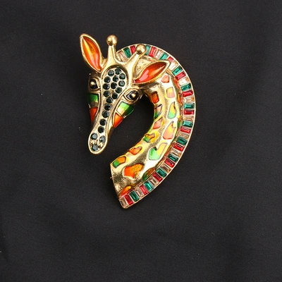 and Versatile Animal Brooch, Diamond-Encrusted | Yaxa sancaqları - i6-4-3599