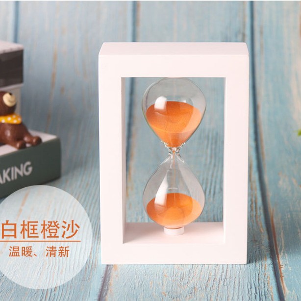 Colorido arena reloj de arena temporizador tiempo 5/10/15/30 minutos hogar creativo personalizado simple moderno regalo