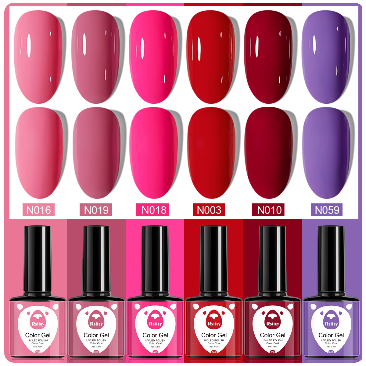 6 colores esmalte de uñas pegamento fototerapia embotellada color popular pintado brillante ojo de gato pegamento UV fototerapia pegamento esmalte de uñas traje de pegamento