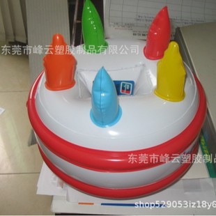 Direct Selling Pvc Inflatable Cake Inflatable Birthday Party Inflatable Toy Inflatable Birthday Hat Printed Logo