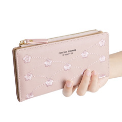 錢包女款高級感wallet簡約時尚甜美大容量多卡位錢夾小零錢包長款