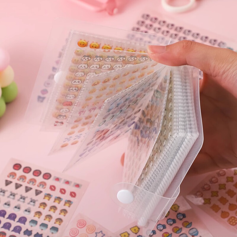 ミニドクターフィルムカットステッカー 4800 枚小さな鼻 DIY グカ素材装飾小パターン女の子子供のおもちゃ|undefined