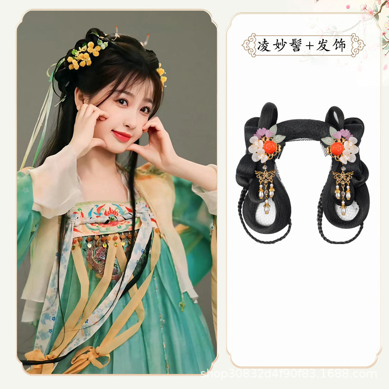 링미아오빵 + 감진주 헤어 액세서리 한쌍