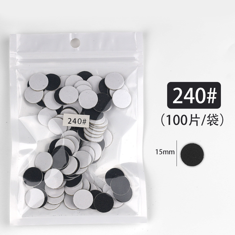 Lapa de arena de 15mm (100 piezas) 240 #