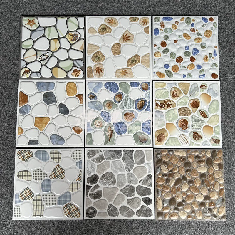 Вогнутые и выпуклые напольные плитки для кухни, ванной, балкона, глянцевые маленькие напольные плитки 300x300, разноцветные плитки для бассейна