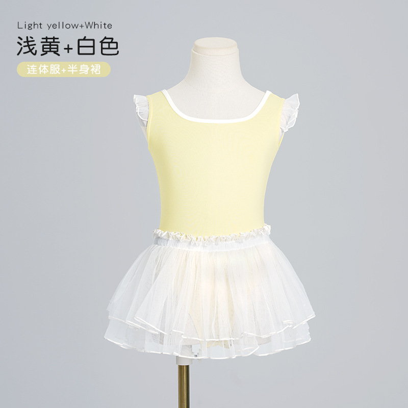 Ropa de baile para niños, ropa de prueba de chaleco lindo de algodón de verano, delgado, delgado, fresco y cómodo traje de baile étnico de una pieza