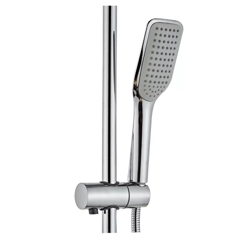Precio de fábrica piscina solar auto-Columna de ducha de agua caliente ducha de temperatura constante ducha al aire libre cabeza de ducha conjunto bolsa