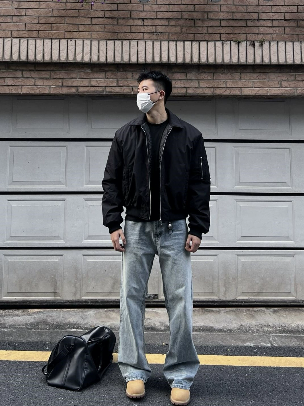 Куртка мужская (Carhartt) стиль MA-1 пилот, тонкий хлопок, осень–зима, чистый крой