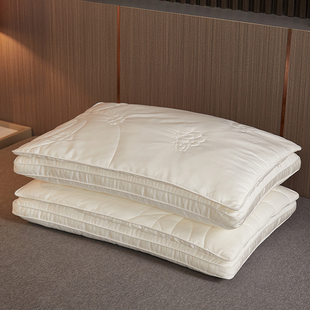 Five Hotel Pillows, Neck Pillows to Aid Sleep, Silk Beauty Soft Pillows, Low Pillow Cores, a Pair of Single Pillow Cores