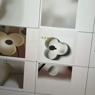 北欧简约四叶草壁灯创意个性床头灯现代卧室客厅过道走廊装饰灯具