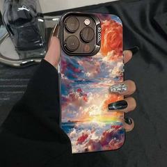 七彩云朵适用苹果17Promax手机壳iPhone16元气壳日韩15/14跨境13/