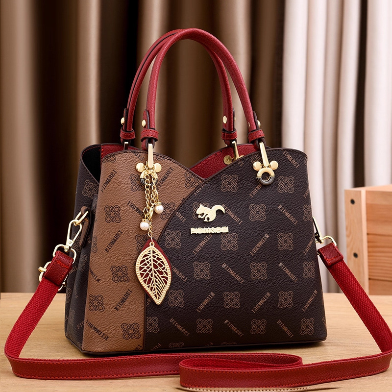 Bag Women's 2025 New Trendy PU All-match Shoulder Crossbody Bag Fashion High-end Sense Handbag Large Capacity Women's Bag Bag Women's 2025 New Trendy PU All-match Shoulder Crossbody Bag Fashion High-end Sense Handbag Large Capacity Women's Bag