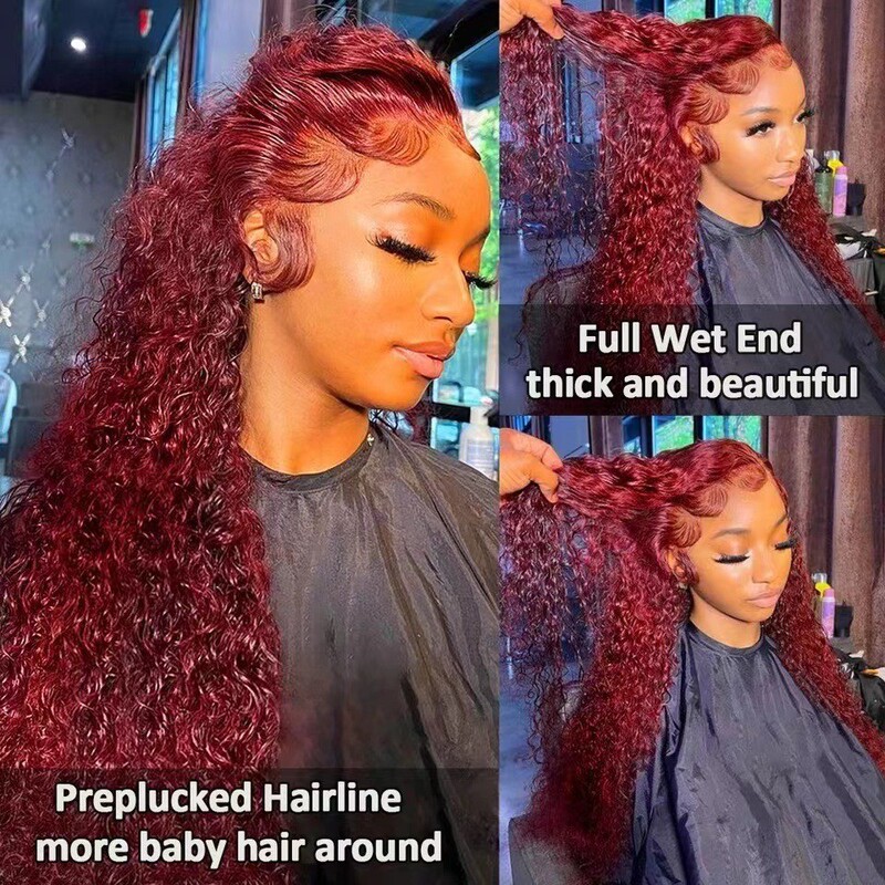 Front lace small curl wig human hair 13*4 front lace body African small curl lace wig
