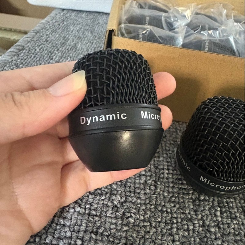ワイヤレス手榴弾専用マイク、ワイヤレスマイク、メタルメッシュマイクアクセサリー、ダイナミックコンデンサーマイク卸売|undefined