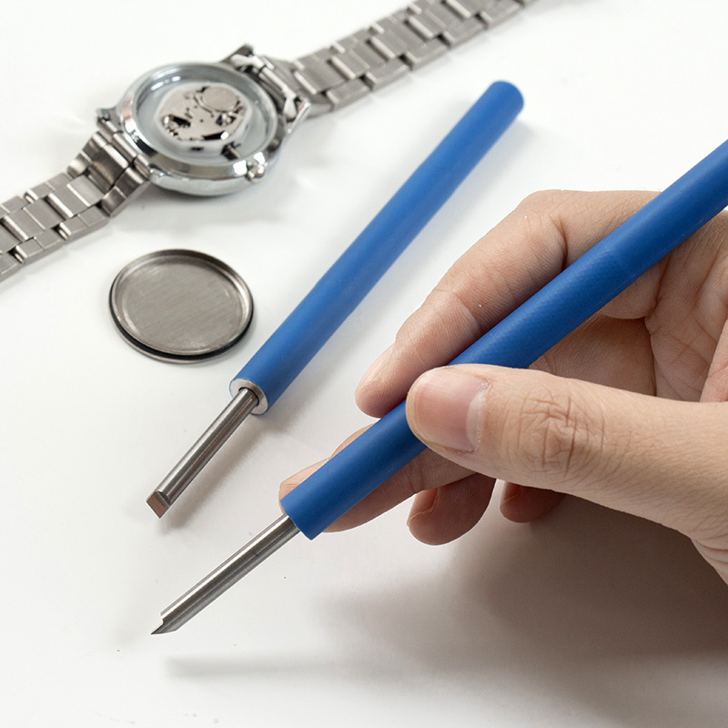 修表工具 翘底盖 手表开后盖换电池工具 撬刀 中号铝杆撬刀开盖器